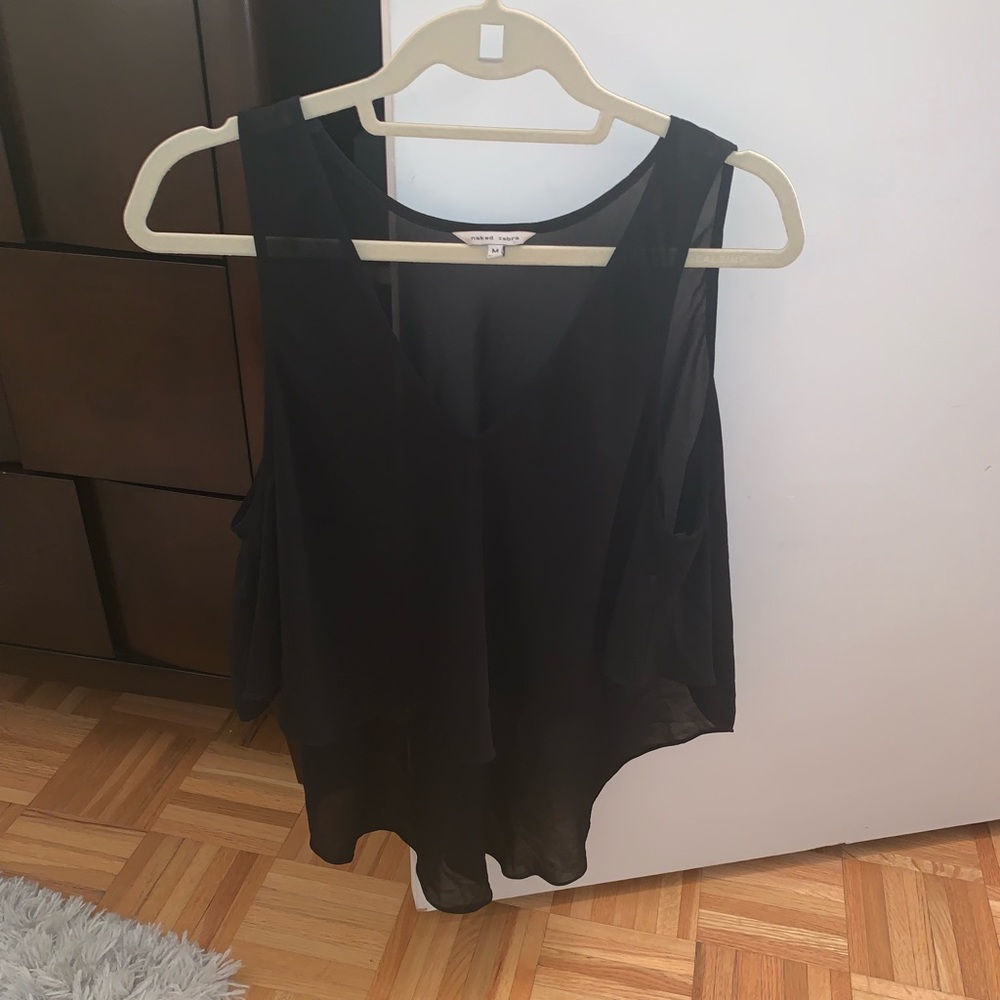 Sheer polyester tank